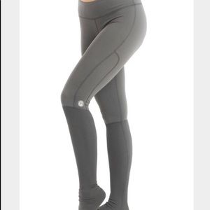 Splits59 Pure Barre Gray Erid Tights, Medium